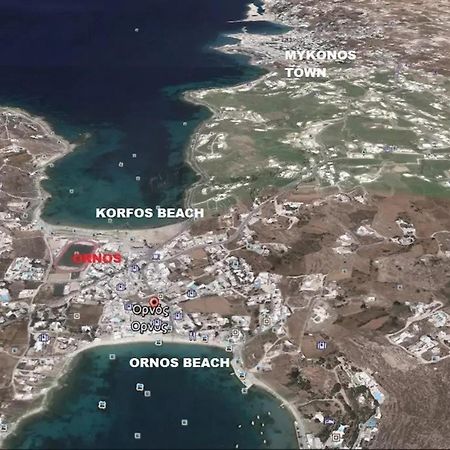 Mykonian Aroma House Apartman Ornósz Kültér fotó